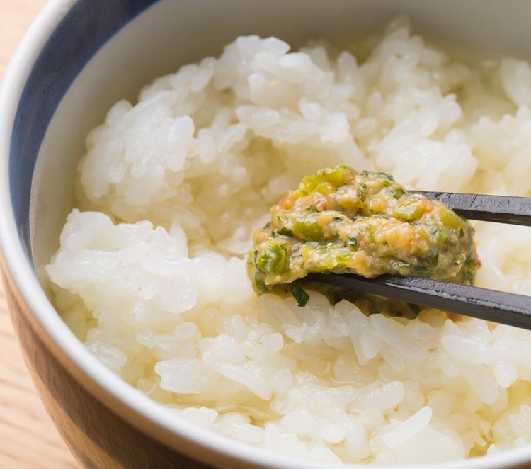 ご飯のお供にもおすすめ